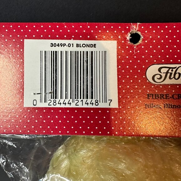 Fibre Craft Angel Doll 13" – Vintage Blonde, Sleepy Eyes #3049P-01 New Old Stock - Picture 6 of 8